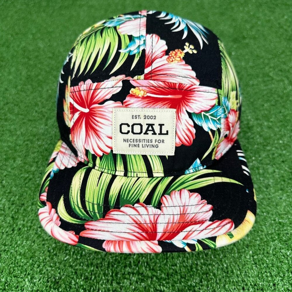 COAL HEADWEAR Hawaiian Floral 5-Panel Cap Flower Adjustable Cycling Hat